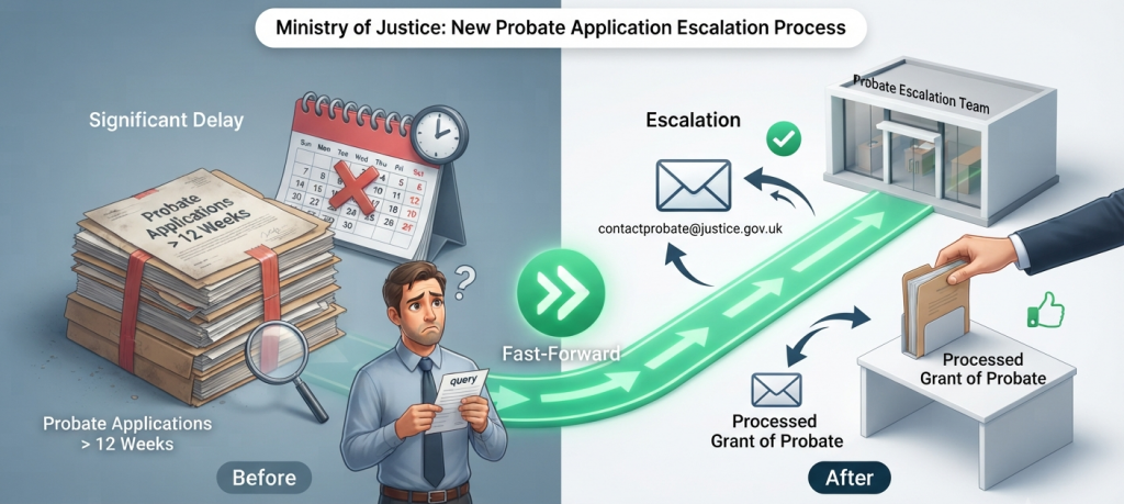New Probate Application Escalation Process Introduced