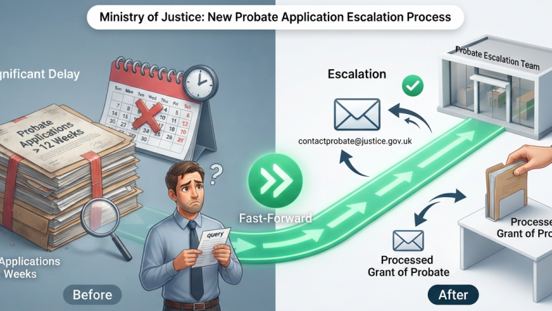 New Probate Application Escalation Process Introduced